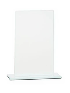 Skleněná trofej s matným podstavcem