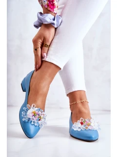 Kožené baleríny s zdobením model 21584377 - Boto