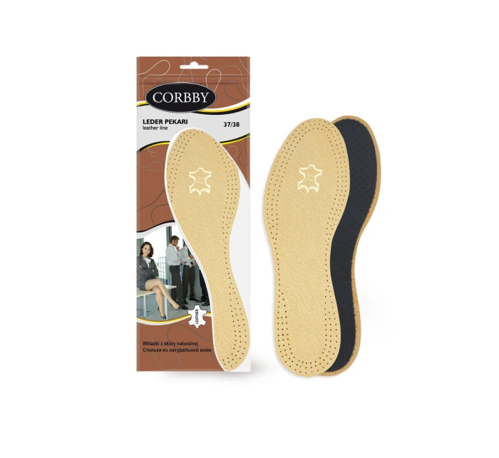 Corbby LEDER PEKARI Wkładki z wysokogatunkowej skóry naturalnej