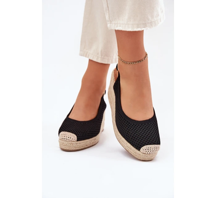 Dámské Sandály Na S Pletením Černé model 21699438 - Boto Dámské Sandály Na S Pletením Černé model 21699438 - Boto