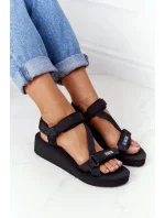 Dámské sportovní sandály Big Star - černé Dámské sportovní sandály Big Star - černé