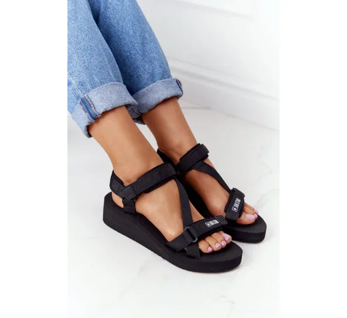 Dámské sportovní sandály Big Star - černé Dámské sportovní sandály Big Star - černé