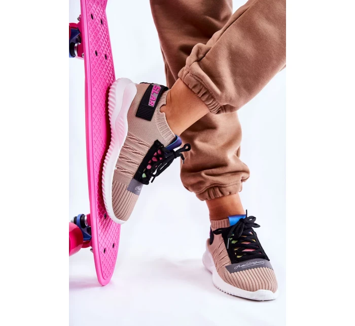 Dámská sportovní obuv nazouvací béžove Klayra Dámská sportovní obuv nazouvací béžove Klayra