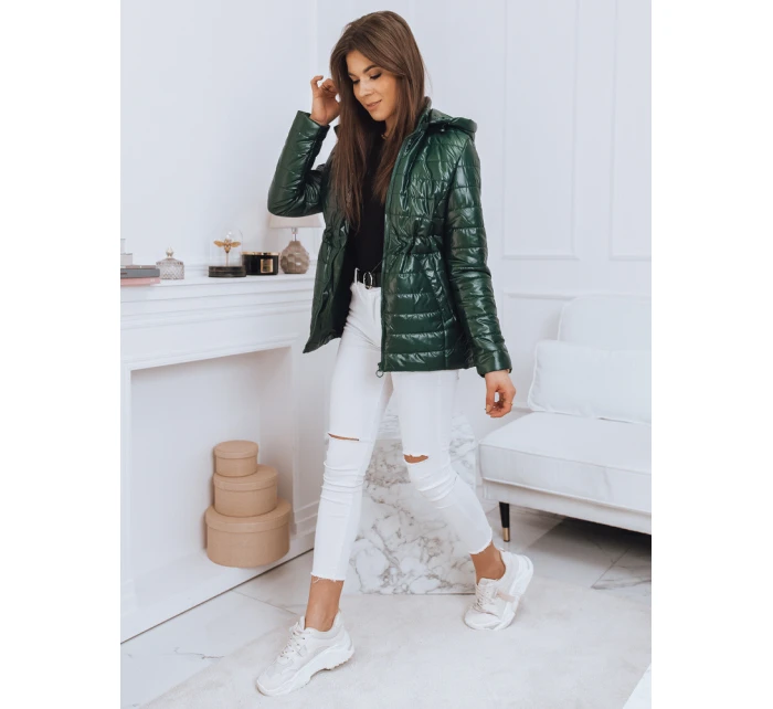 Dámská bunda TARINA tmavě zelená FashionStreet TY2521