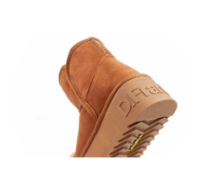 D.Franklin dámské sněhule zimní módní kožešinové zateplené boty hnědé dámské