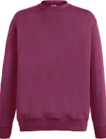Fruit of the Loom Lightweight Set-In Sweat Pánská mikina 16.2156 burgundy