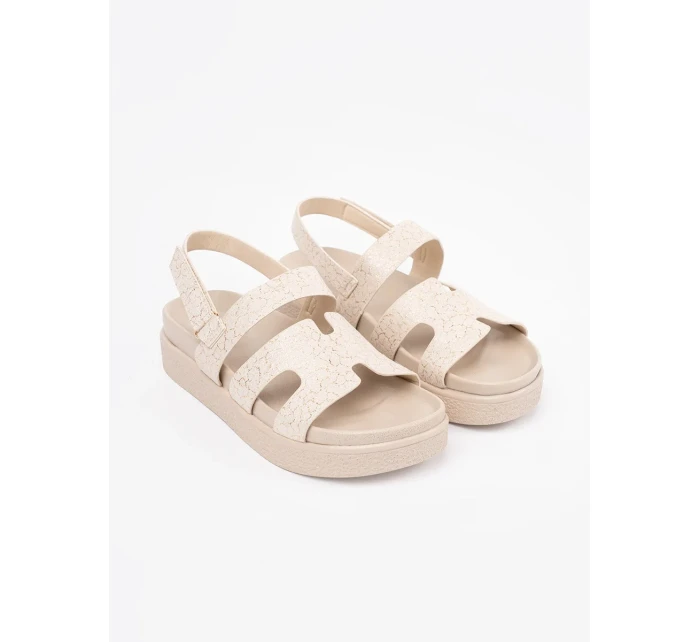 Stylové dámské hnědé sandály platforma Stylové dámské hnědé sandály platforma