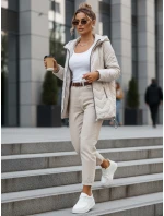 Kurtka przejściowa damska pikowana z kapturem  model 22025045 - FashionStreet