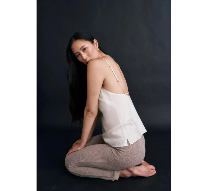 Dámské pyžamo Silky Sensuality PSW X - ECRU WHITE - ecru 1595 - TRIUMPH