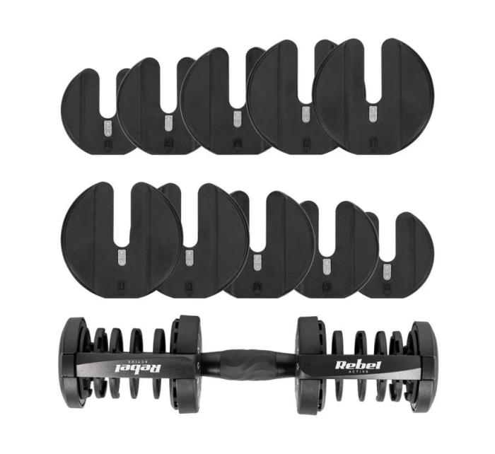 REBEL ACTIVE 24 kg nastavitelná litinová činka automatická
