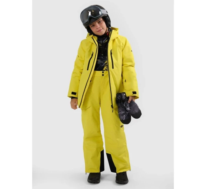 Chlapecká lyžařská bunda 10000 s membránou 4F 4FJRAW25TTJAM1042-71S