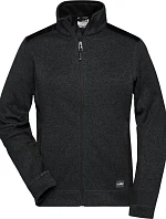 Daiber JN 861 Dámská pracovní pletená fleece bunda - Strong 02.0861 black/black