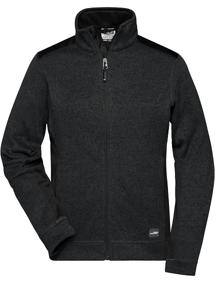 Daiber JN 861 Dámská pracovní pletená fleece bunda - Strong 02.0861 black/black Daiber JN 861 Dámská pracovní pletená fleece bunda - Strong 02.0861 black/black