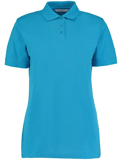 Kustom Kit KK 703 Dámské piqué polo "Superwash" 43.0703 turquoise Kustom Kit KK 703 Dámské piqué polo "Superwash" 43.0703 turquoise