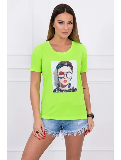 Halenka s zelenou model 18742988 - K-Fashion Halenka s zelenou model 18742988 - K-Fashion