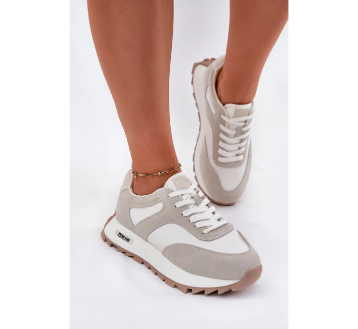 Semišové tenisky na platformě dámské Big Star HIPOLY SYSTEM model 21694410 - Big Star Shoes