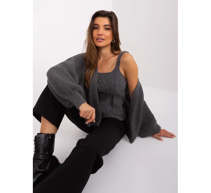 Sada BA KMPL 8019.20 tmavě šedá