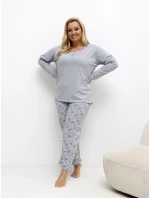 Pyžamo DU PI FP 501.22 šedé Pyžamo DU PI FP 501.22 šedé
