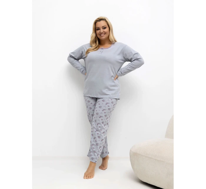Pyžamo DU PI FP 501.22 šedé Pyžamo DU PI FP 501.22 šedé