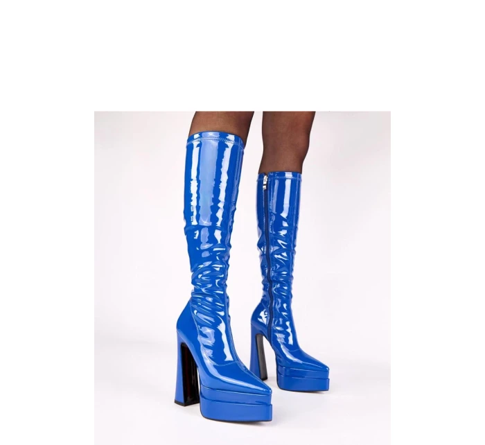 Kozačky na podpatku  model 221357 Solea