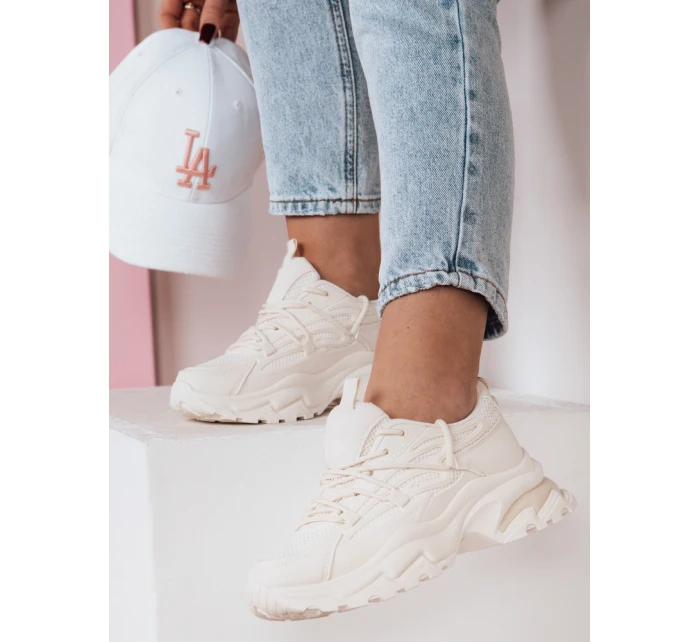 Dámské tenisky na silnější podrážce SOFTLACE beige FashionStreet ZY0655