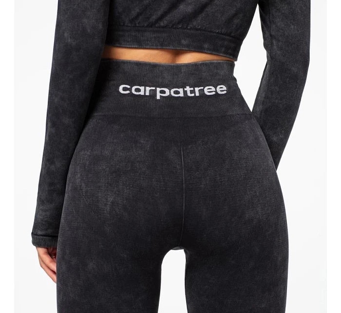 Carpatree Yasmine dámské sportovní legíny s vysokým sedem mramorové - CP-YSL-BL