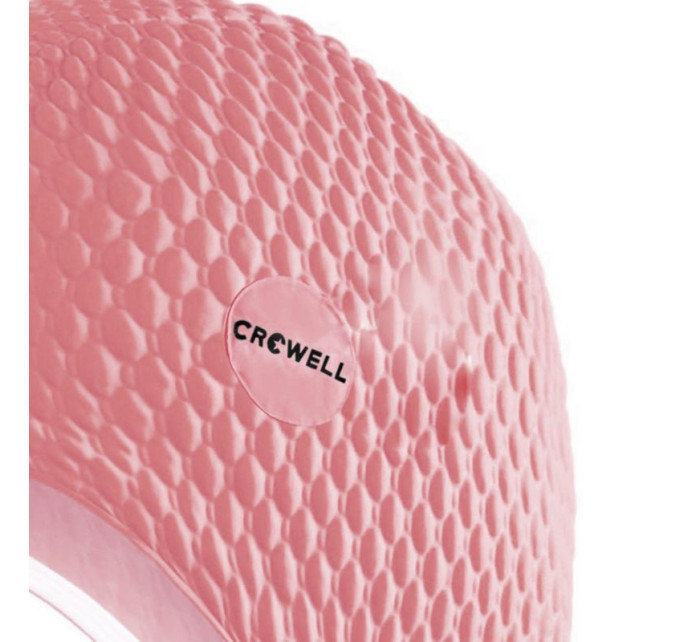 Plavecká čepice Crowell Java Bubble růžové barvy.6