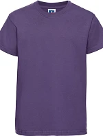 Russell Athletic 180B Dětské tričko z těžké bavlny "Authentic" 10.180B purple