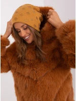 Czapka AT CZ model 18987489 ciemny żółty - FPrice Czapka AT CZ model 18987489 ciemny żółty - FPrice