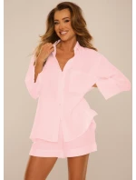 De Lafense 855 Harper 7/8 Muslin Homewear S-2XL set bez zipu