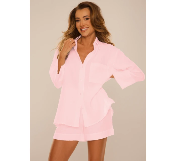 De Lafense 855 Harper 7/8 Muslin Homewear S-2XL set bez zipu