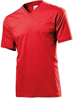 ClassicT Vneck Tričko s výstřihem do V model 22477099 scarlet red - Stedman
