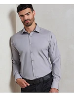PR 244 Popelínová elastická košile s dl. rukávem model 22477579 black - Premier PR 244 Popelínová elastická košile s dl. rukávem model 22477579 black - Premier