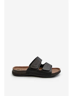 Pohodlné pánské sandály s suchými na suché Inblu GV00002I černé