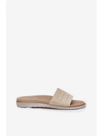 Dámské Klapky Béžové model 21698022 - Inblu