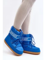 Dámské modré boty do sněhu se zavazováním Soia Dámské modré boty do sněhu se zavazováním Soia