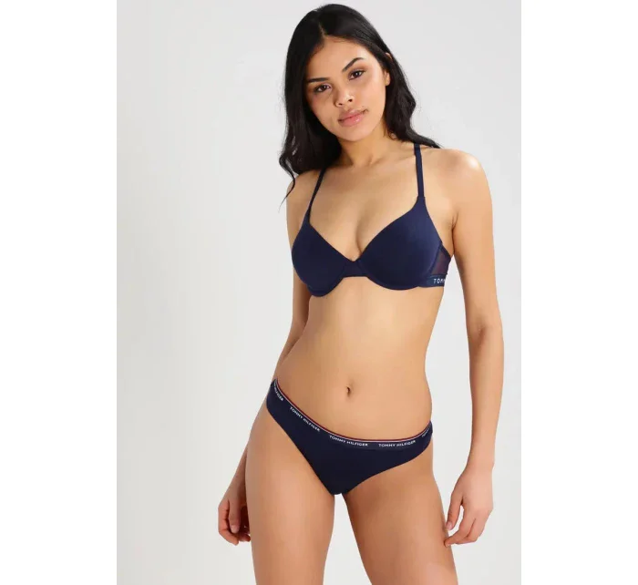Tanga 3pcs UW0UW00048 tmavěmodrá T|O Tommy Hilfiger