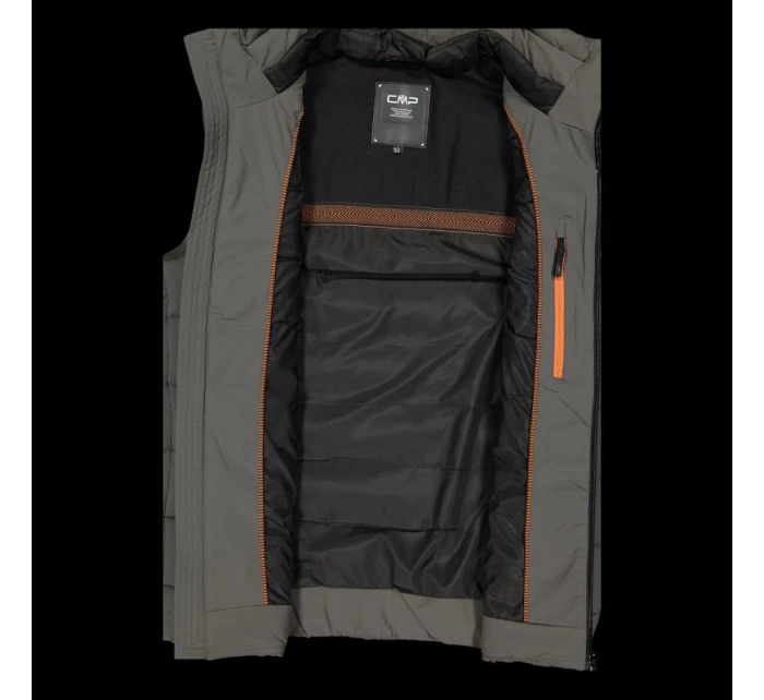 Pánská zateplená vesta bez rukávů sportovní zimní šedá model 21350656 - CMP