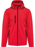 K 422 Unisex 3vrstvá softshellová bunda s kapucí model 22509037 red - Kariban