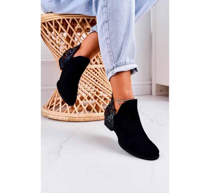Dámské Kožené Boty černé S model 21519497 - Maciejka