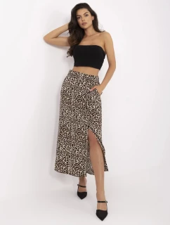 Spódnica model 21116910 brązowy - FPrice