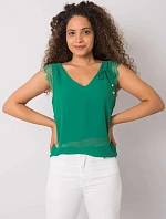 Dámský top DHJ TP 13317.25P tmavě zelený