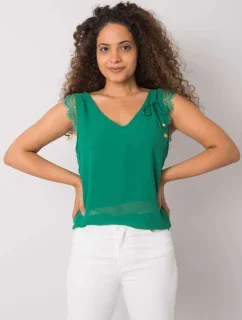 Dámský top DHJ TP 13317.25P tmavě zelený