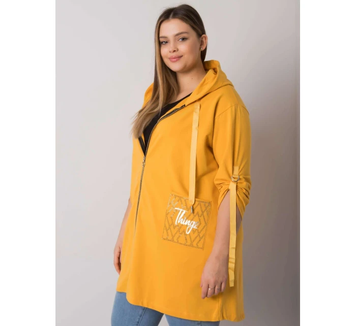 Mikina RV BL 6795.84 tmavě žlutá