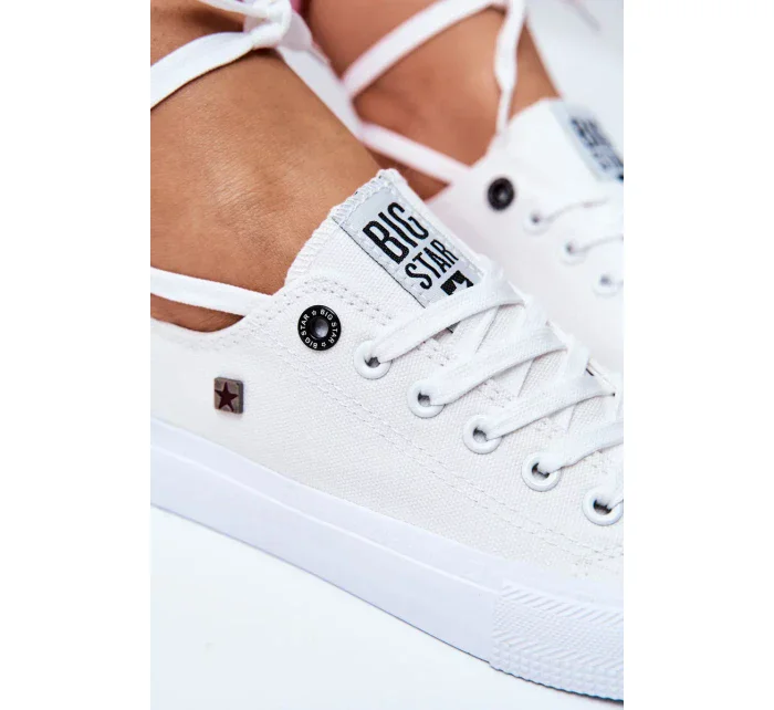 Dámské klasické tenisky Big Star - bílé Dámské klasické tenisky Big Star - bílé