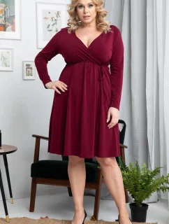 Dámské šaty SA847 Rebeka Bordo - Karko