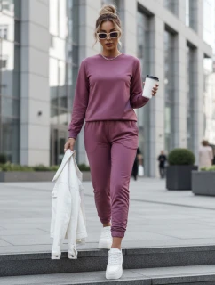 MILIAN dámská tepláková souprava bordó FashionStreet AY0815