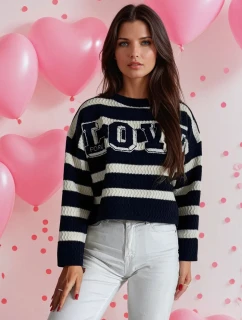 dámský svetr námořnická modř model 21970639 - Dstreet