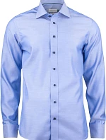 J.Harvest & Frost GB 01 Slim Men Nežehlivá košile s dlouhým rukávem 63.0102 mid blue