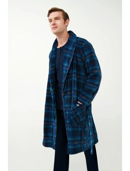 Vamp - Pánský károvaný župan 21628 - Vamp Vamp - Pánský károvaný župan 21628 - Vamp